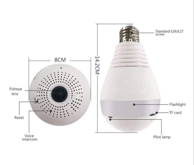 LED bulb lamp Camera v380 V380