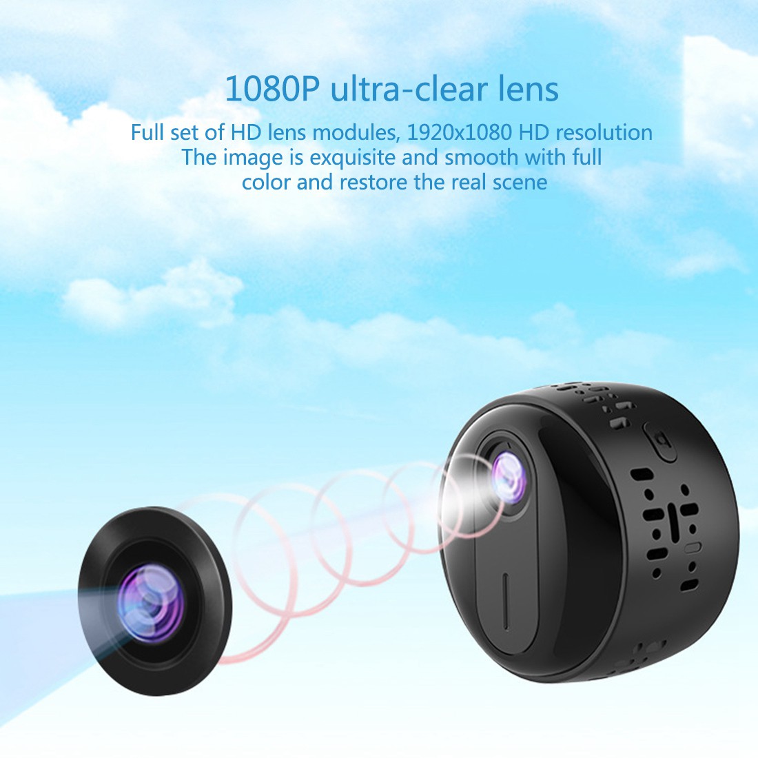 Buy SAFETY NET, SPY CAMERA Mini Spy Mask Camera, 1080P Resolution,Wireless Hidden  Spy Cam Indoor Audio and Video Recording Live Feed, Home Security Nanny  Camera(V380 PRO APP) Online at Best Prices in